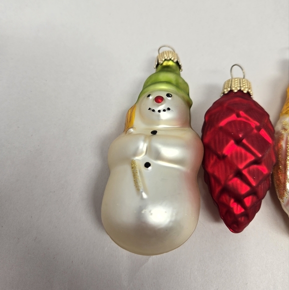 Christmas Ornaments St Nicholas Square European Glass Mouth Blown Hand Decorated - Picture 3 of 13